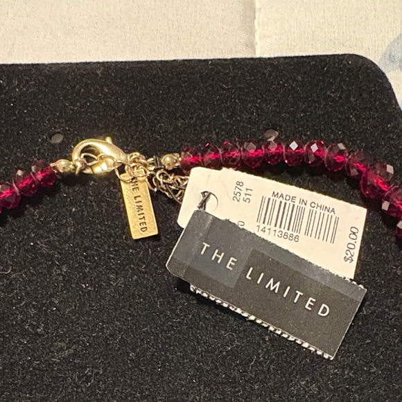The Limited Deep Red Crystal Necklace - Picture 2 of 5